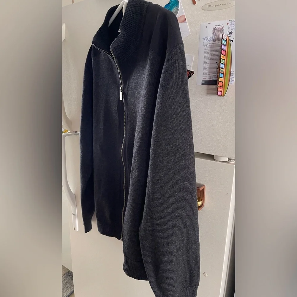 Michael Kors Sweater Mens (unisex) Merino Wool XXL Dark Gray